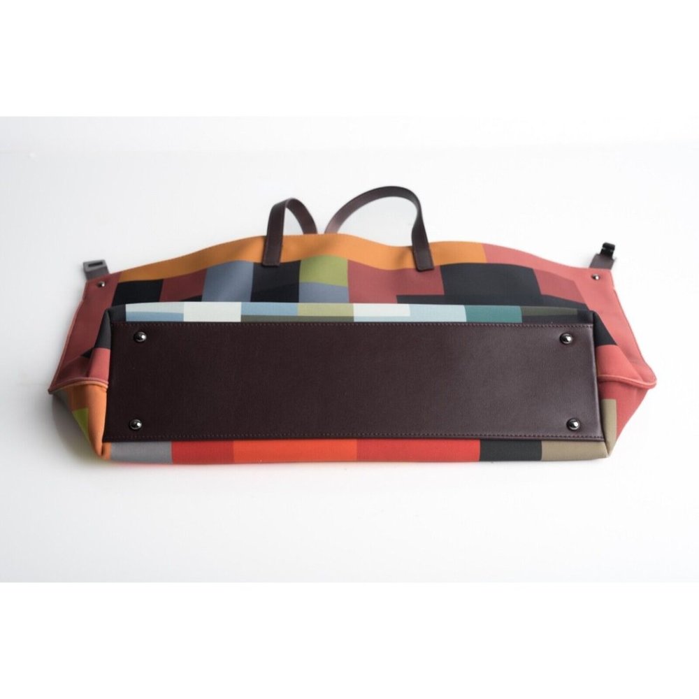 Akris Womens Medium Ai Shoulder Bag Purse Technical Fabric Colorblock Multicolor - Picture 7 of 16